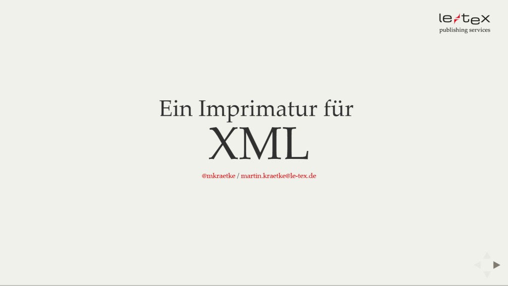XML Qualitätssicherung